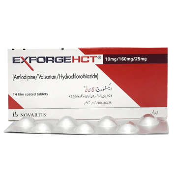 Picture of Exforge Hct 10/160/25 Mg Tab 7x2s